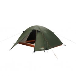 Easy Camp Rondane 2 is een vrijstaande koepeltent met dubbele ingangen en een goede hoogte