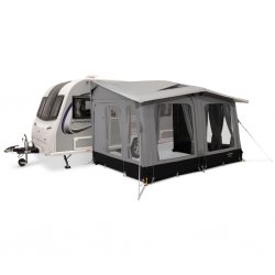 Dometic Club Air Tour 330S voortent met luchtkanalen.