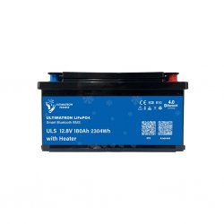 180 Ah lithiumbatterij voor caravan en camper met ingebouwd verwarmingssysteem en Bluetooth-verbinding. Kan parallel worden gesc