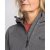 Short zipper and a melange scuba fabric material.
