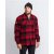 Plaid warm lined shirt in classic style.