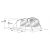 Dimensional sketch for Outwell Dayton 4 family tent.