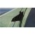 Reinforced brackets for tent ropes that also stabilize the tent rods.