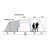 Height sketch of the family tent Outwell Airville 6SA