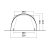 Dimensions for connection to the car for Outwell Lakecrest