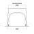 Measurements from the front Outwell Newburg 240