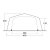 Door sketch for the family tent Outwell Knoxville 7SA