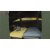 Dark sleeping cabin with a wall between the bedrooms that can be removed to get a large bedroom that accommodates the whole fami