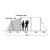 Elevation drawing for Outwell Norwood 6.