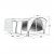 Outwell Newburg 240 Air Car tent 175 - 200 cm dimension sketch