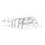 Dimensional drawing of the family tent Outwell Avondale 6PA