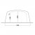 Door dimensions for Outwell Queensdale 8PA