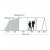 Height sketch of Outwell Hayward Lake 5ATC family tent.