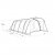 Drawing for the family tent Outwell Wyoming 6.