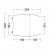 Plattegrond voor de Outwell Sandcrest S autotent