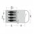 Plattegrond Outwell Sky 4 Kampeertent voor 4 personen.