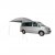 Schuifdak van 2,5 x 2,5 meter voor campers, caravans en auto's.