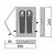 Plattegrond voor Easy Camp Rondane 2 Tent