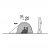 Hoogtetekening Easy Camp Rondane 2 Tent