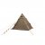 Easy Camp Otra Tipi van opzij gezien – stijlvol tipi-ontwerp met stabiele constructie en weerbestendig canvas.
