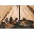 Tipi tent with room for up to eight people.