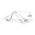 Dimensional drawing for Robens Starlight 2 tent.