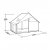 Dimensions/Drawing for the camp tent Robens Prospector