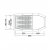 Dimensional sketch for Robens Nordic lynx 3 outdoor tent