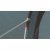 Tent poles in aluminum and tent ropes with good stability.
