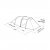 Dimensional drawing Robens Pioneer 4EX tent.
