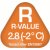 R-Value: 2.8 ( -2 °C)
