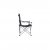 De Spruce Arm Chair Ink Black is een stevige en opvouwbare stoel, perfect voor kamperen