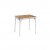 Outwell Calgary S, opvouwbare campingtafel met bamboe blad