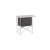 Outwell Andros kitchen table with storage shelf for camping.