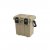 Two large buckles secure the lid