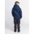 Pinewood Finnveden Hybrid children's jacket from the back.