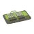 BBQ stainless steel cutlery for four people.