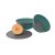 Set of colander, bowl and lid can be used as a cutting board.