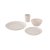 Stackable and durable tableware in melamine.