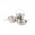 Durable and stylish pan set made of stainless steel that can be packed into a small pack size and comes with a storage bag.