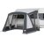 The front of the Dorema Mistral Air awning is fully open.