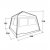 Dimensional sketch for Outwell Fastlane 300 Shelter