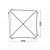 Plattegrond voor Outwell Fastlane 300 Shelter