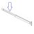 The part of the arm that is pulled out towards the caravan.