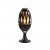 Flaming lamp for caravan, mobile home and tent.