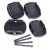 4-pack of support leg plates for your caravan.
