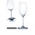 Silwy Magnetic wine glasses in crystal with a magnetic underside that stands incredibly stable on metallic surfaces