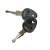 Two keys are included in the lock cylinder for caravans and mobile homes.