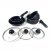 Smart Living Pot with Frying Pan - 9 Parts