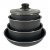 The kitchen equipment can be packed inside each other to get a small pack size